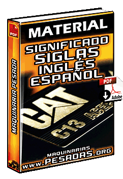 Material: Significado de Siglas de Maquinaria Pesada en Inglés y Español
