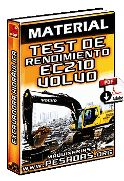 Material: Test de Rendimiento de Excavadora Hidráulica EC210B Volvo