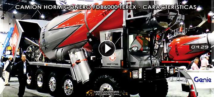 Vídeo de Camión Hormigonero FDB6000 Terex – Características y Beneficios