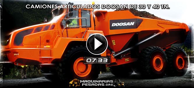 Vídeo de Camiones Articulados Doosan de 30 y 40 TN – Beneficios y Características