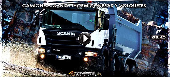 Vídeo de Camiones Scania – Hormigoneras y Volquetes – Características y Beneficios