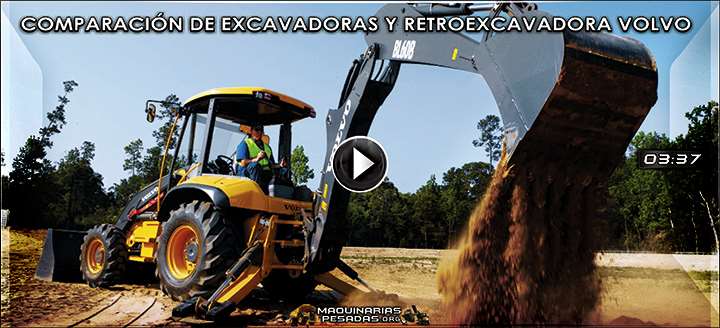 Vídeo: Comparación de Excavadora EW60C, ECR88 Plus y Retroexcavadora BL60B Volvo