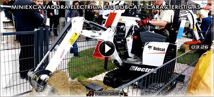 Vídeo de Excavadora Compacta Eléctrica E10 Bobcat - Características y Beneficios