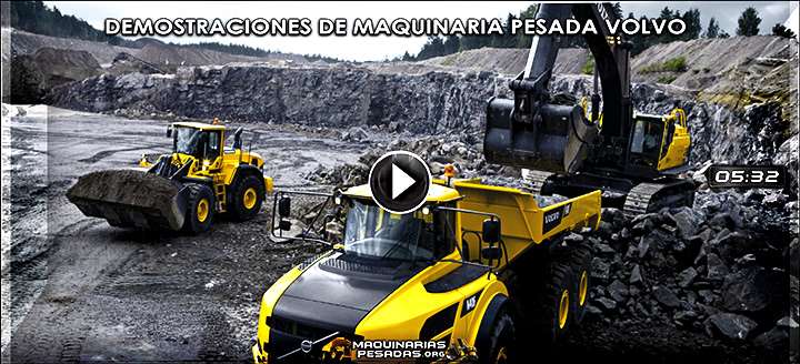 Vídeo de Maquinaria Pesada Volvo – Pruebas y Demostraciones