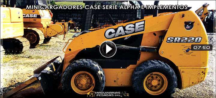 Vídeo de Minicargadores Case SR130 a SR220 serie Alpha con Implementos