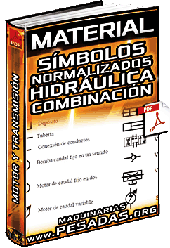 Material: Símbolos Normalizados – Hidráulica – Motor, Transmisión, Filtro, Nivel y Presión