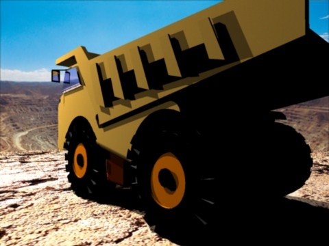 Modelo Camión Minero en 3D – AutoCad