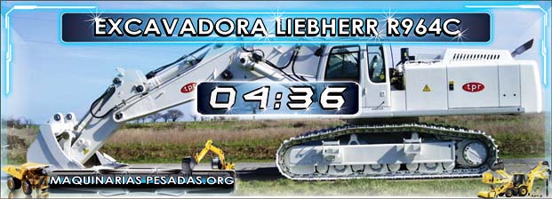 Video de la Excavadora Hidráulica Liebherr R964C con Camiones Mineros