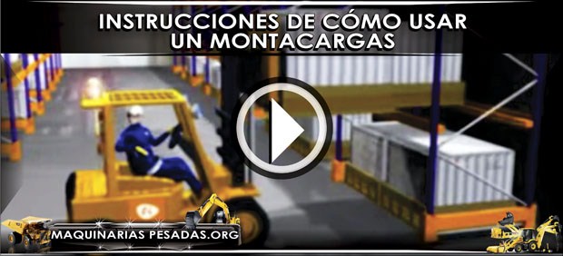 Instrucciones de cómo usar un Montacargas